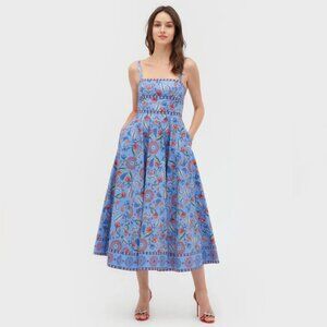 The Margot Dress, Swedish Floral (Hill House)